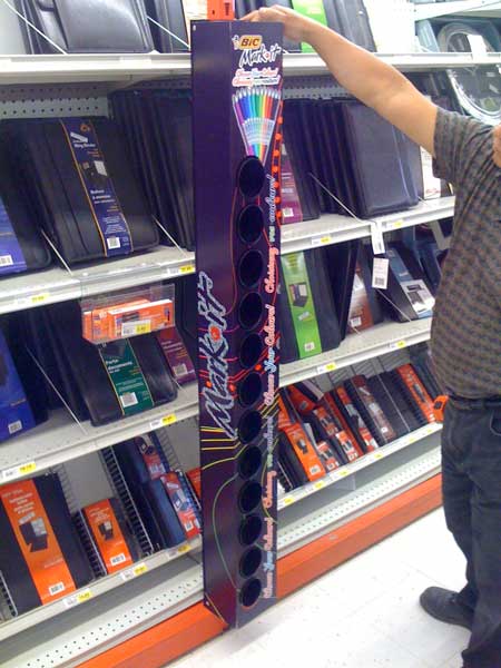 Bic Mark It - Colin Finkle Portfolio - In Store Blitz