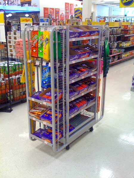 Cadbury Zeller's Quad - Colin Finkle Portfolio - In Store Blitz