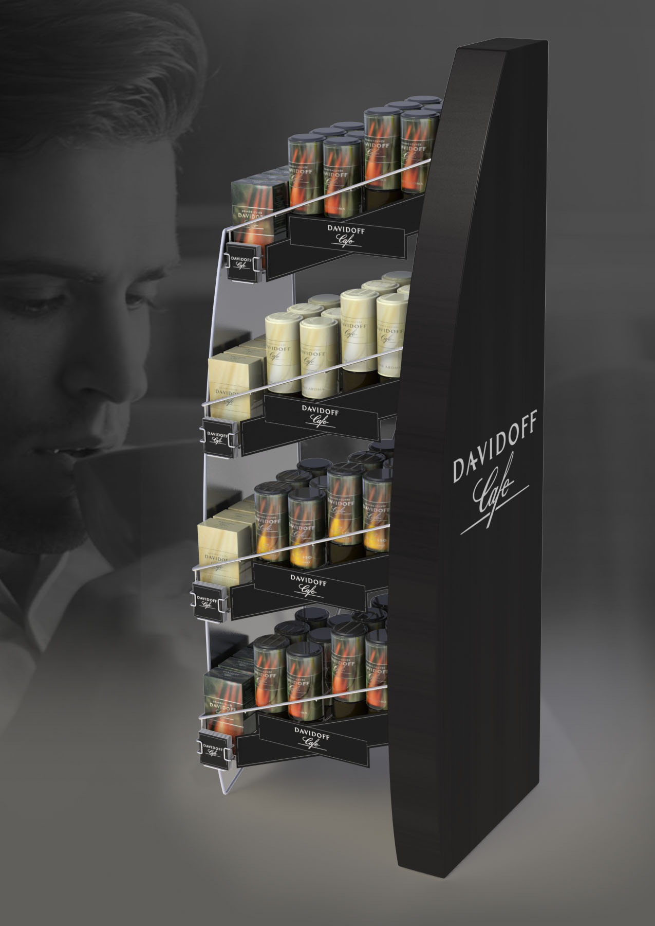 Davidoff Cafe floor display