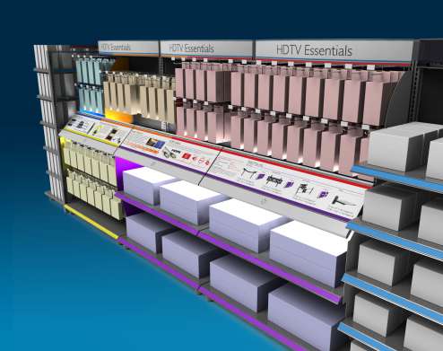 Walmart HDTV Essentials Store Section by Colin Finkle