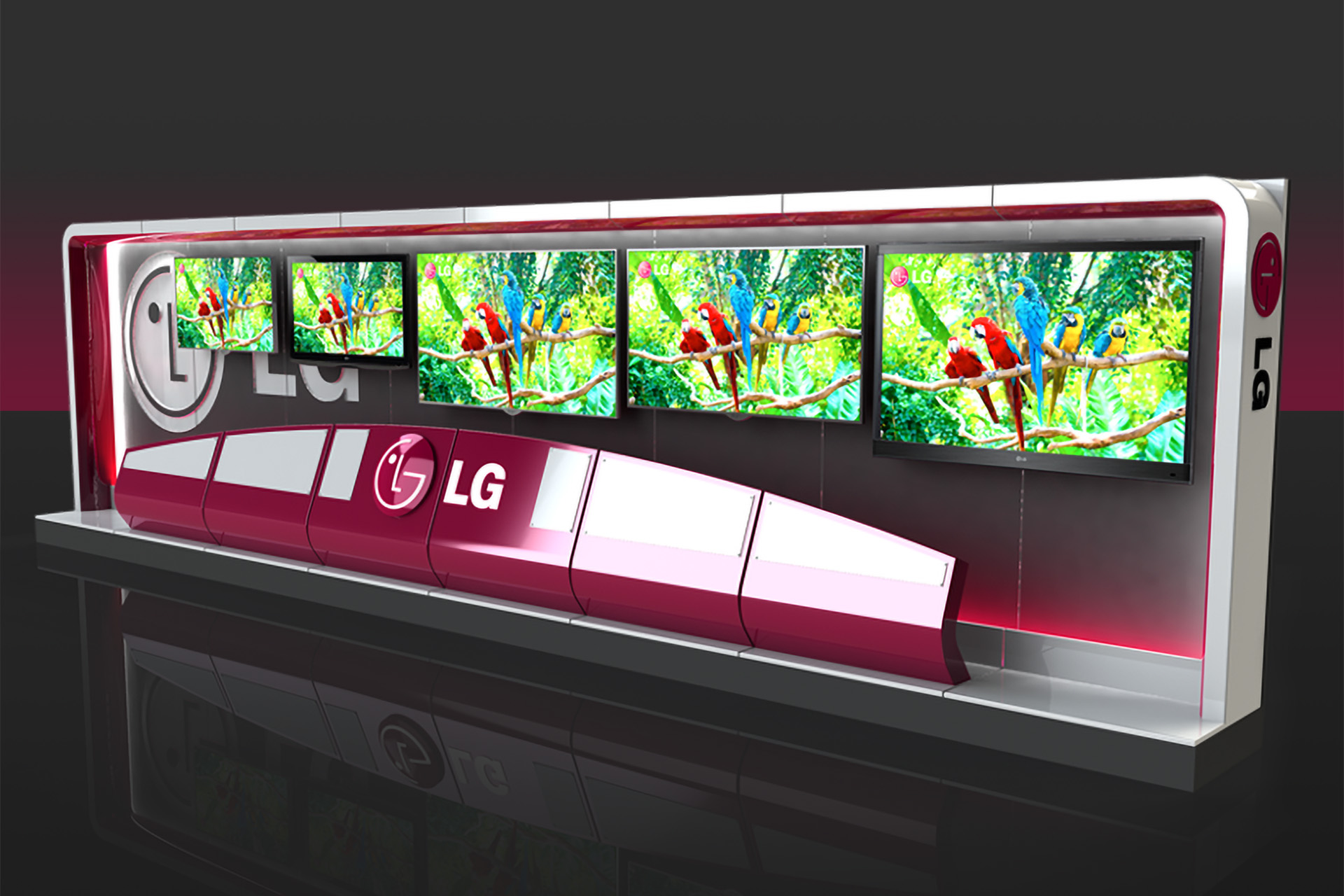 LG Retail Displays for Television