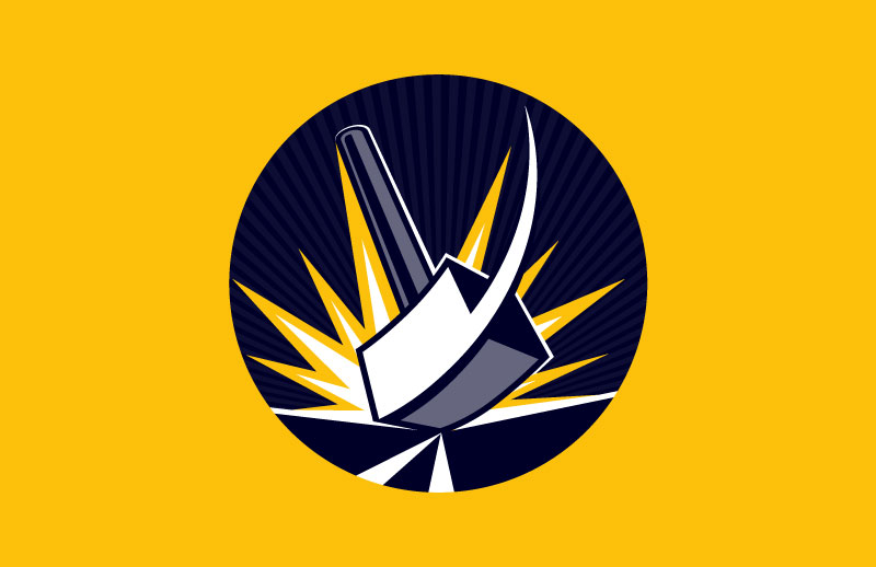 Strike team, the eSports team's social media logo.