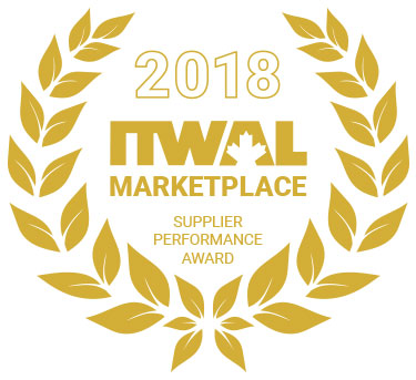 2018 ITWAL Supplier Performance Award regalia