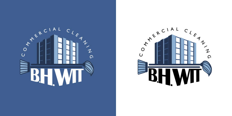 Logo for the San Francisco cleaning company, BH Wit.