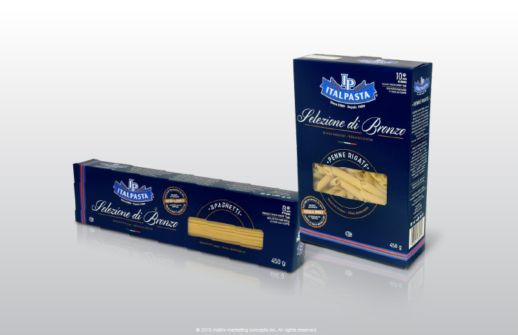 Italpasta Bronze Selections Pasta Packaging Design